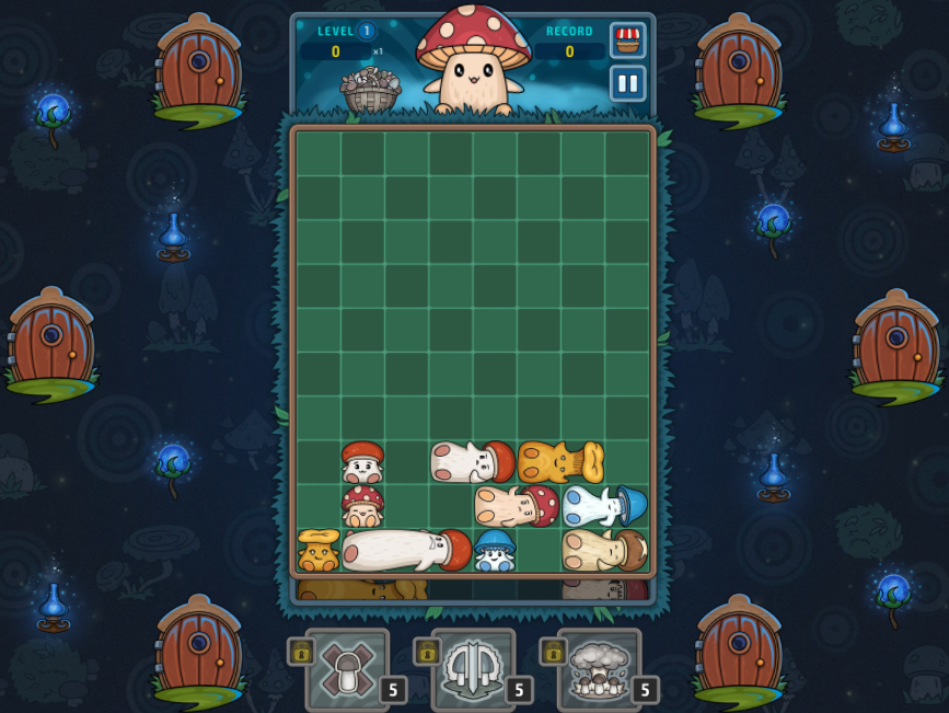 Mushroom Blocks Game Online