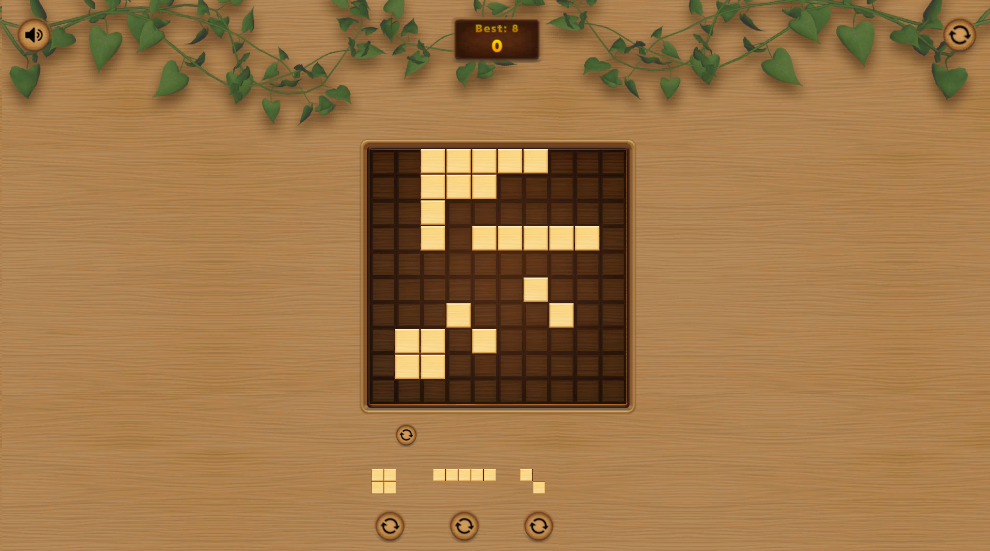 Solve the Cube Wooden Blocks 2D